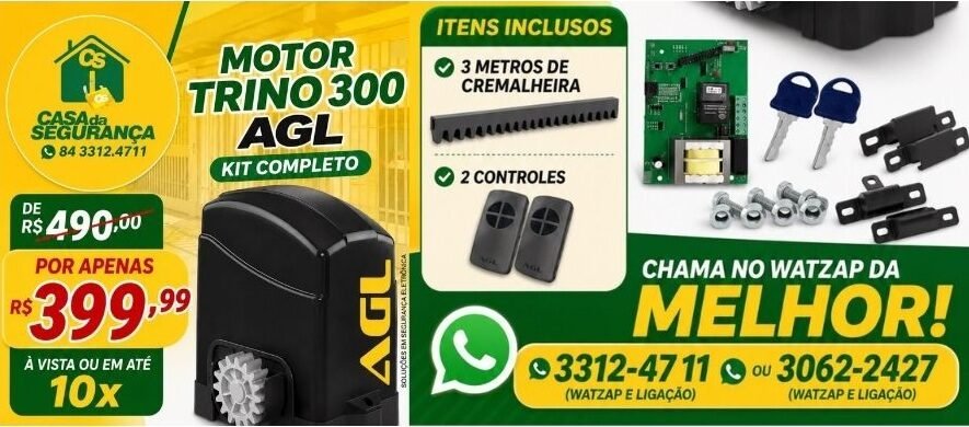 A Casa da Segurança, o Rei do Eletrônico a cada dia mais novidades, confira essa!