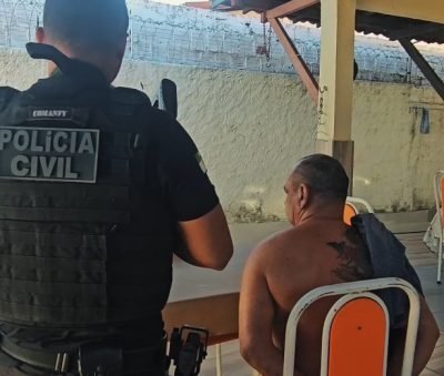 DHPP cumpre mandado de prisão contra suspeito de matar amigo a facadas em Mossoró