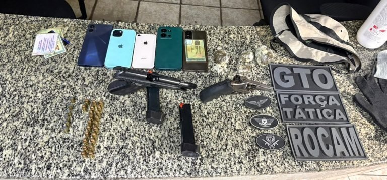 Forças especiais da PM cercam chácara no Sumaré, prendem quatro adultos e apreendem menor com armas e drogas