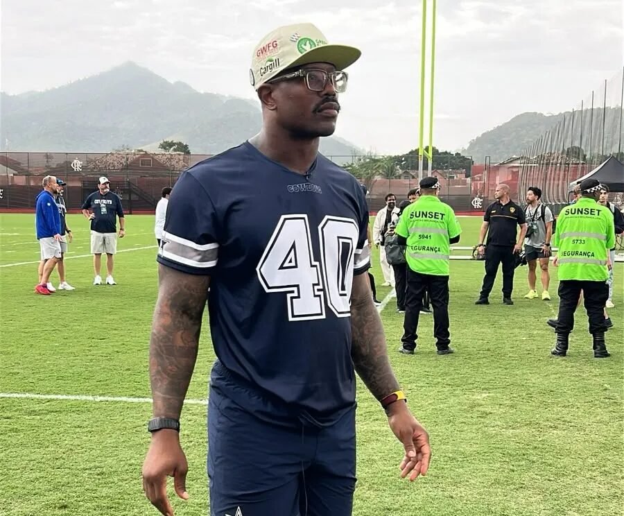 NFL no Rio: Ex-MVP do Super Bowl elogia culinária brasileira e chama Maracanã de "lendário"