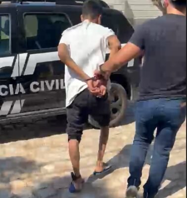 Polícia Civil prende tornozelado por tráfico de drogas no Centro de Mossoró