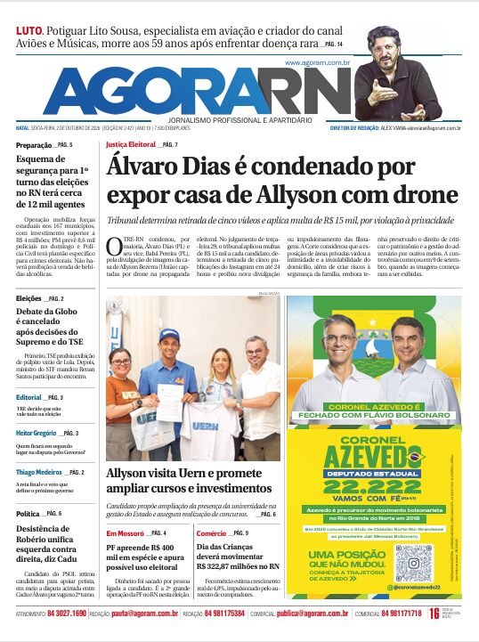 Baixe AQUI o PDF da versão impressa – Ed. 2.427