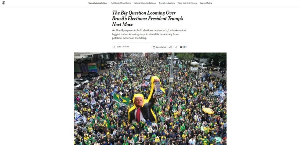 'Elefante na sala' e 'polêmicas em vez de propostas': como a imprensa internacional está noticiando as eleições no Brasil