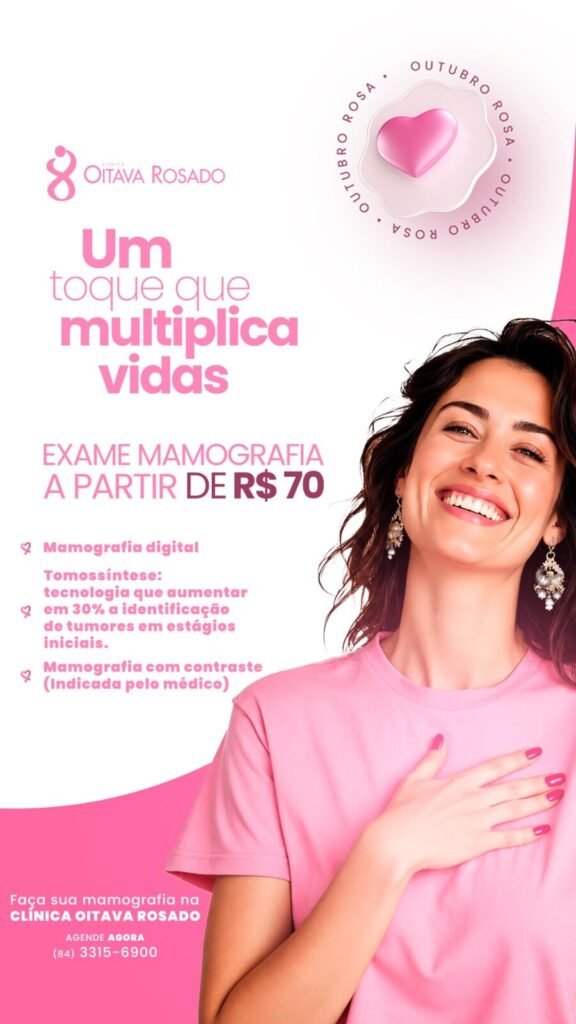 🌸 OUTUBRO ROSA: UM TOQUE QUE MULTIPLICA VIDAS!