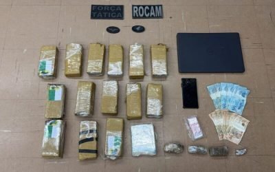 Mais de 7 Quilos de Maconha apreendidos em operação da Rocam no Redenção em Mossoró