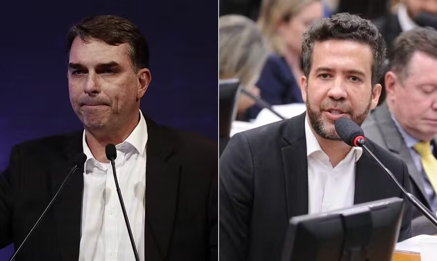 NA JUSTIÇA: Flávio Bolsonaro abre seis ações contra Janones por danos morais em dois dias