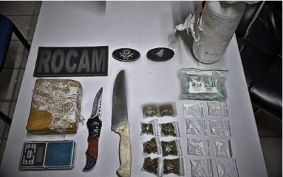 Polícia Militar apreende quase meio Kg de maconha durante ação no Alto São Manoel em Mossoró