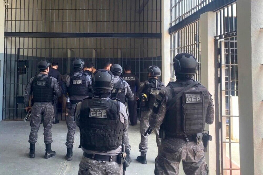 Polícia Penal intensifica fiscalização e realiza revista no Complexo Mário Negócio, em Mossoró