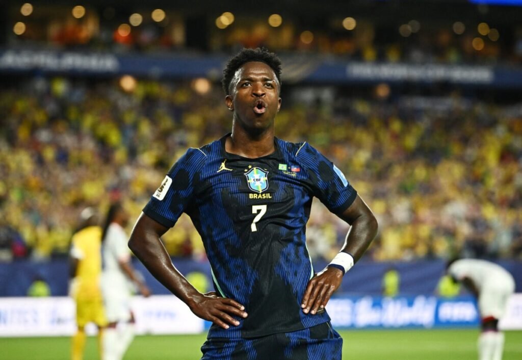 Vini Jr é destaque em relatório da Fifa sobre a Copa do Mundo 2026